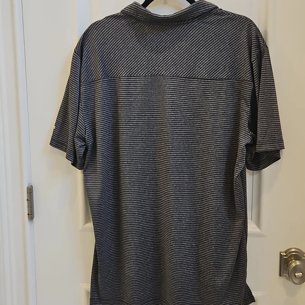 ADIDAS Men's‎ Golf Polo Shirt BLACK FEEDER STRIPE